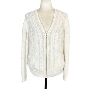 Tabi cream linen blend cardigan